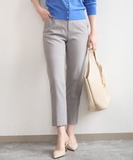 FILGA31080 OFUON le MK(オフオン　ル　エムケー) [セットアップ対応]センタープレステーパードパンツ/洗える グレー