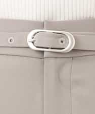 FILGD22090 OFUON le MK(オフオン　ル　エムケー) ストレッチ2タックワイドパンツ/UVカット/接触冷感/洗濯機で洗える/セットアップ可 ライトブルー