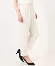 FILGD24090 OFUON le MK(オフオン　ル　エムケー) プルオンストレッチテーパードパンツ/洗濯機で洗える ネイビー