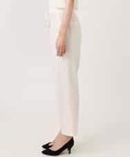 FILGD24090 OFUON le MK(オフオン　ル　エムケー) プルオンストレッチテーパードパンツ/洗濯機で洗える ネイビー