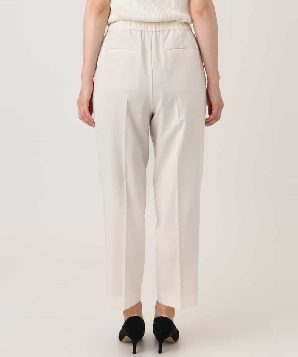 FILGD24090 OFUON le MK(オフオン　ル　エムケー) プルオンストレッチテーパードパンツ/洗濯機で洗える ネイビー