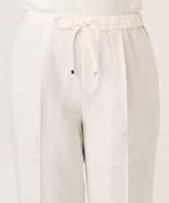 FILGD24090 OFUON le MK(オフオン　ル　エムケー) プルオンストレッチテーパードパンツ/洗濯機で洗える ネイビー