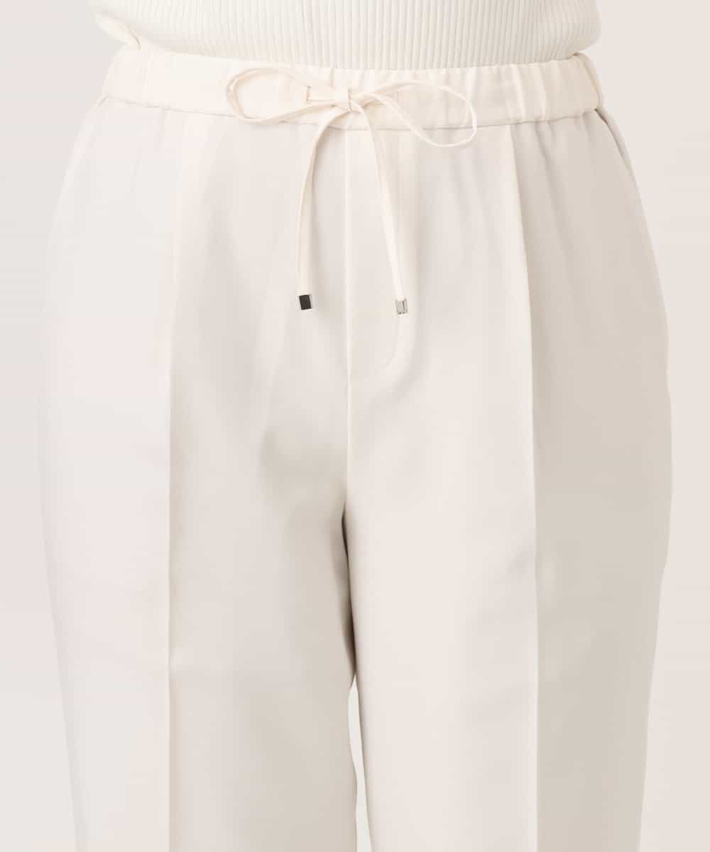 FILGD24090 OFUON le MK(オフオン　ル　エムケー) プルオンストレッチテーパードパンツ/洗濯機で洗える ネイビー