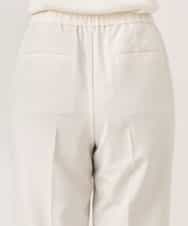 FILGD24090 OFUON le MK(オフオン　ル　エムケー) プルオンストレッチテーパードパンツ/洗濯機で洗える ネイビー