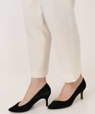 FILGD24090 OFUON le MK(オフオン　ル　エムケー) プルオンストレッチテーパードパンツ/洗濯機で洗える ネイビー