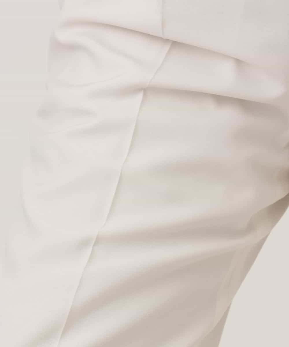 FILGD24090 OFUON le MK(オフオン　ル　エムケー) プルオンストレッチテーパードパンツ/洗濯機で洗える ネイビー