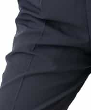 FILGD24090 OFUON le MK(オフオン　ル　エムケー) プルオンストレッチテーパードパンツ/洗濯機で洗える ネイビー