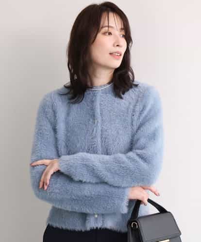 FISAG06130 OFUON le MK ふんわりシャギーニットジャケット/洗える/WEB限定サイズあり