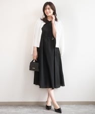 FISGD21060 OFUON le MK(オフオン　ル　エムケー) ハイゲージニットコンパクトカーディガン/UVカット/接触冷感/洗える/WEB限定サイズあり ブルー