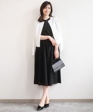 FISGD21060 OFUON le MK(オフオン　ル　エムケー) ハイゲージニットコンパクトカーディガン/UVカット/接触冷感/洗える/WEB限定サイズあり ブルー