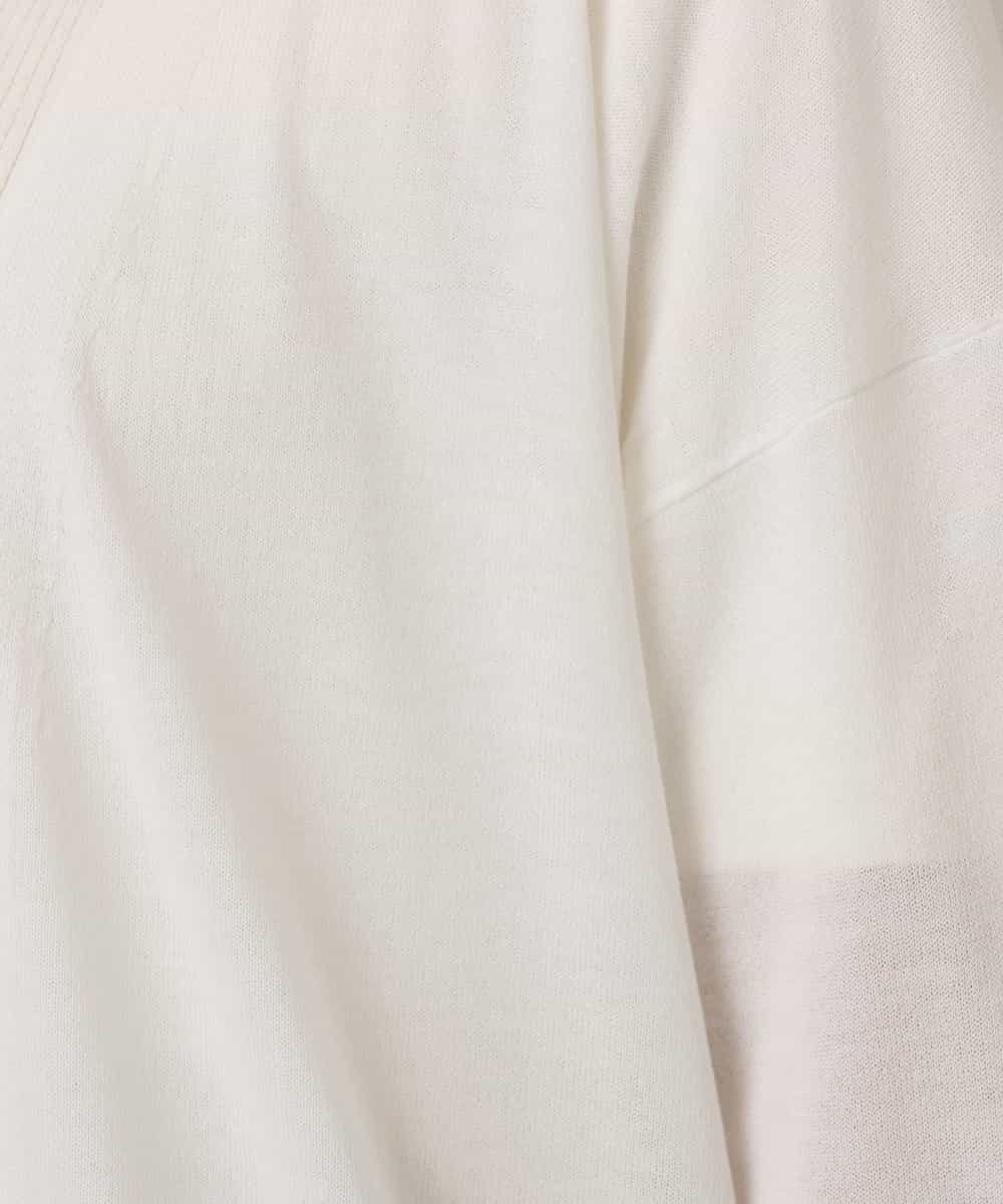 FISGD25070 OFUON le MK(オフオン　ル　エムケー) 着流しカーディガン/接触冷感/洗える/WEB限定サイズあり ライトブルー