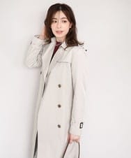 FIVFD01160 OFUON le MK(オフオン　ル　エムケー) ベーシックツイルトレンチコート/洗える/WEB限定 ベージュ
