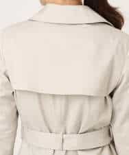 FIVFD01160 OFUON le MK(オフオン　ル　エムケー) ベーシックツイルトレンチコート/洗える/WEB限定 ベージュ