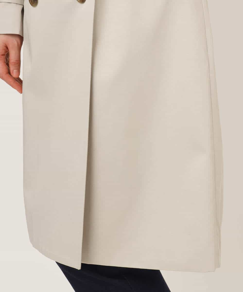 FIVFD01160 OFUON le MK(オフオン　ル　エムケー) ベーシックツイルトレンチコート/洗える/WEB限定 ベージュ