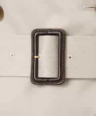 FIVFD01160 OFUON le MK(オフオン　ル　エムケー) ベーシックツイルトレンチコート/洗える/WEB限定 ベージュ