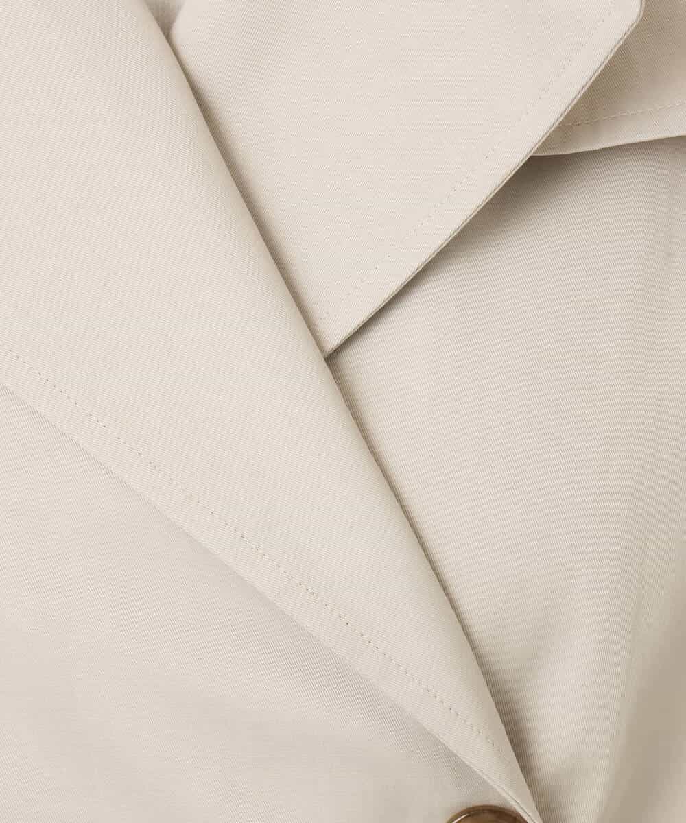 FIVFD01160 OFUON le MK(オフオン　ル　エムケー) ベーシックツイルトレンチコート/洗える/WEB限定 ベージュ