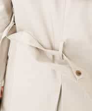 FIVFD01160 OFUON le MK(オフオン　ル　エムケー) ベーシックツイルトレンチコート/洗える/WEB限定 ベージュ