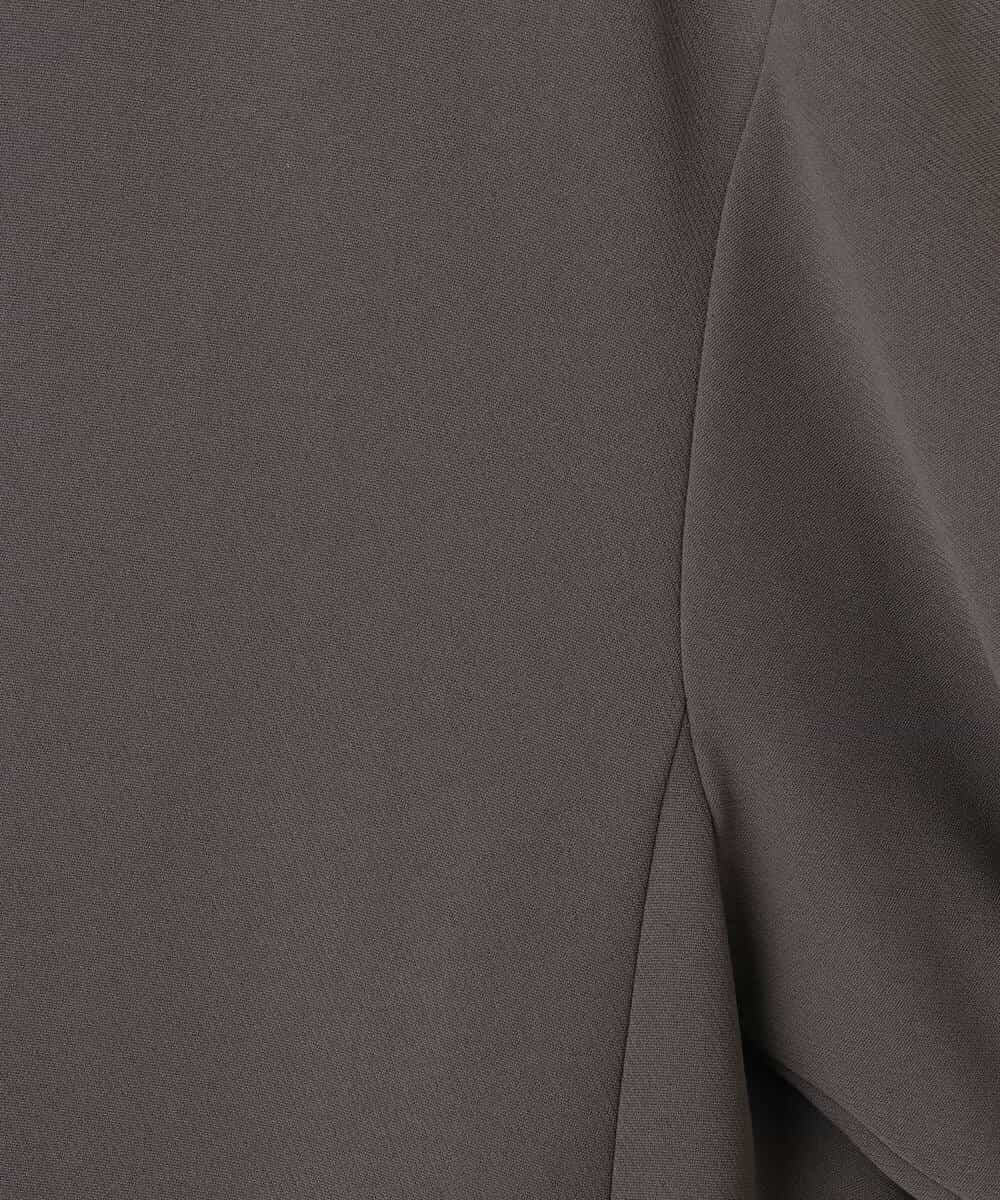 FIVFD02150 OFUON le MK(オフオン　ル　エムケー) ベーシックノーカラーコート/洗える/WEB限定 チャコール