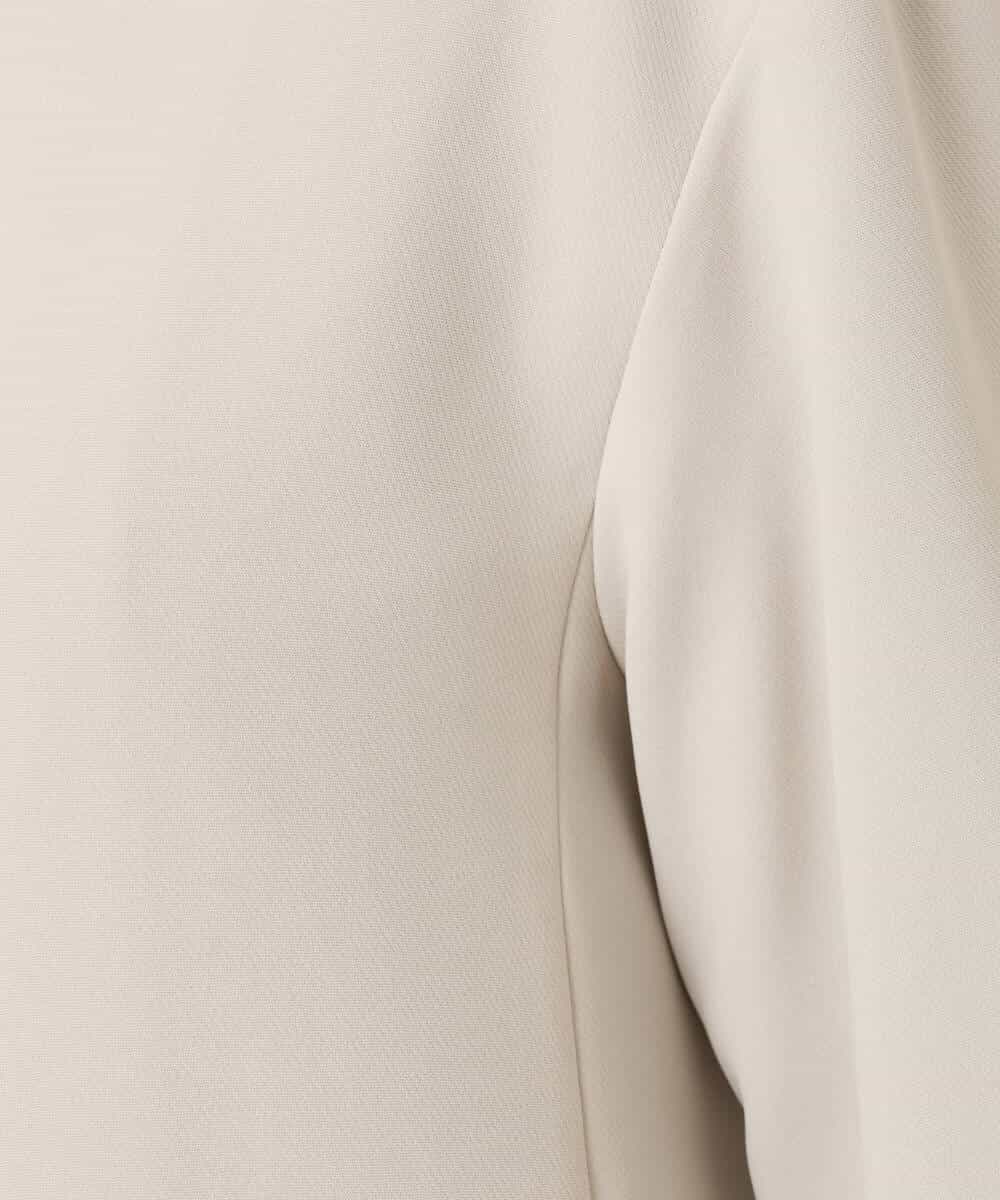 FIVFD02150 OFUON le MK(オフオン　ル　エムケー) ベーシックノーカラーコート/洗える/WEB限定 チャコール