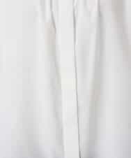 FKBFD10150 MK MICHEL KLEIN(MK ミッシェルクラン) ボウ付きバンドカラーブラウス/洗える ライトブルー