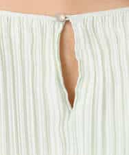 FKBFD12150 MK MICHEL KLEIN(MK ミッシェルクラン) プリーツデザインブラウス/洗える ライトグリーン