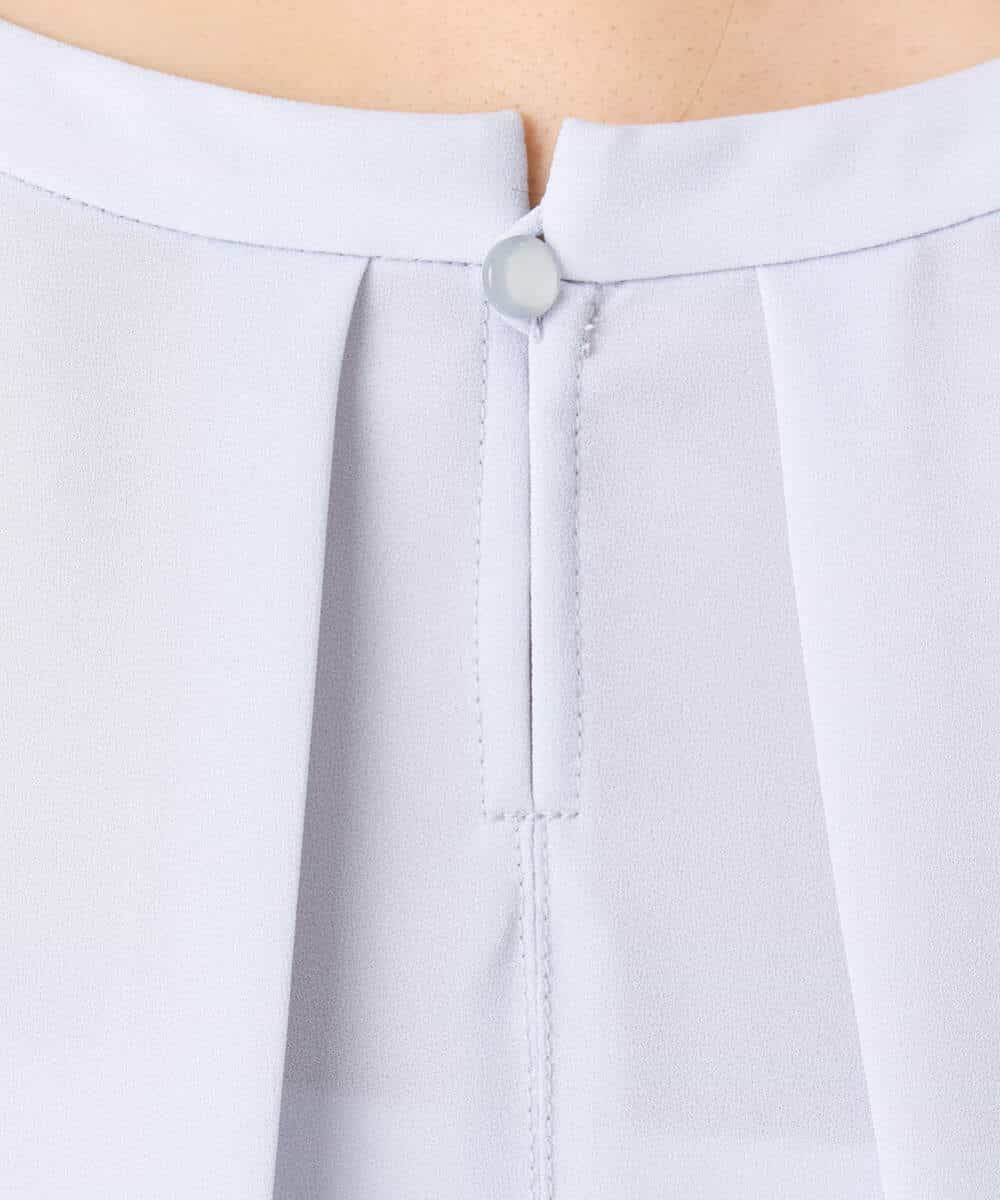 FKBFD66140 MK MICHEL KLEIN(MK ミッシェルクラン) マルチwayボウタイブラウス/洗える ライトブルー