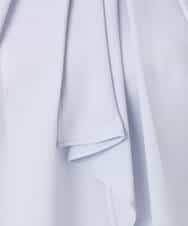 FKBFD66140 MK MICHEL KLEIN(MK ミッシェルクラン) マルチwayボウタイブラウス/洗える ライトブルー