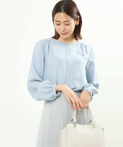 FKBFS03120 MK MICHEL KLEIN 2wayジョーゼットブラウス/洗える/WEB限定