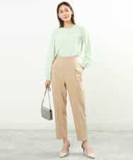 FKBFS03120 MK MICHEL KLEIN(MK ミッシェルクラン) 2wayジョーゼットブラウス/洗える/WEB限定 ライトブルー