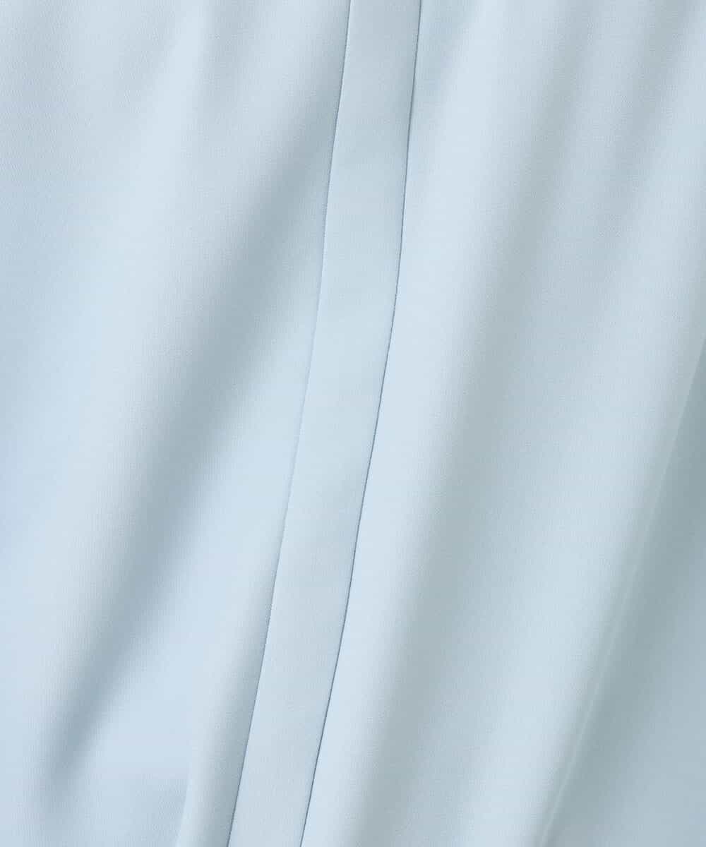 FKBFS03120 MK MICHEL KLEIN(MK ミッシェルクラン) 2wayジョーゼットブラウス/洗える/WEB限定 ライトブルー