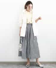 FKBGD27140 MK MICHEL KLEIN(MK ミッシェルクラン) コットン混ベーシックシャツ（無地）/接触冷感/防シワ/洗える ピンク