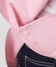 FKBGD27140 MK MICHEL KLEIN(MK ミッシェルクラン) コットン混ベーシックシャツ（無地）/接触冷感/防シワ/洗える ピンク