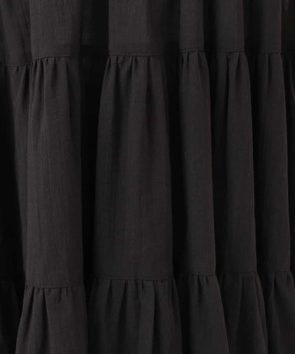 FKBGD40160 MK MICHEL KLEIN(MK ミッシェルクラン) [洗える]Vネックコットンシフォンチュニックブラウス ブルー