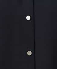 FKBGD46140 MK MICHEL KLEIN(MK ミッシェルクラン) Vネックサテンブラウス/洗える ミントブルー