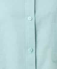 FKBGD47150 MK MICHEL KLEIN(MK ミッシェルクラン) [接触冷感/洗える]リネン混カラーシャツブラウス ブラウン