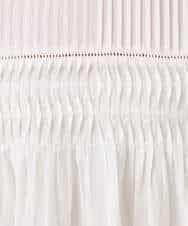 FKBGD48180 MK MICHEL KLEIN(MK ミッシェルクラン) コットンピンタックチュニックブラウス/洗える ライトブルー