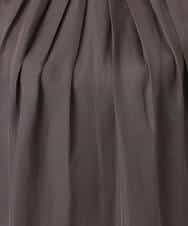 FKBGD53140 MK MICHEL KLEIN(MK ミッシェルクラン) [UVカット/接触冷感/洗える]サテン フロントタックデザインブラウス キャメル