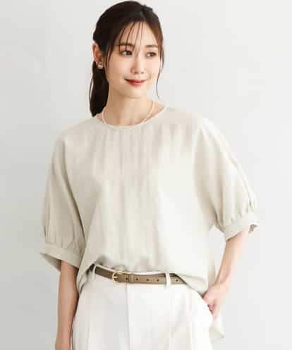 FKBGD55150 MK MICHEL KLEIN [UVカット/接触冷感/洗える]ボリュームスリーブブラウス