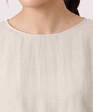 FKBGD55150 MK MICHEL KLEIN(MK ミッシェルクラン) [UVカット/接触冷感/洗える]ボリュームスリーブブラウス ベージュ