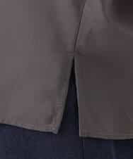 FKBGD58140 MK MICHEL KLEIN(MK ミッシェルクラン) [洗える]Vネックタックスリーブブラウス ダークグレー