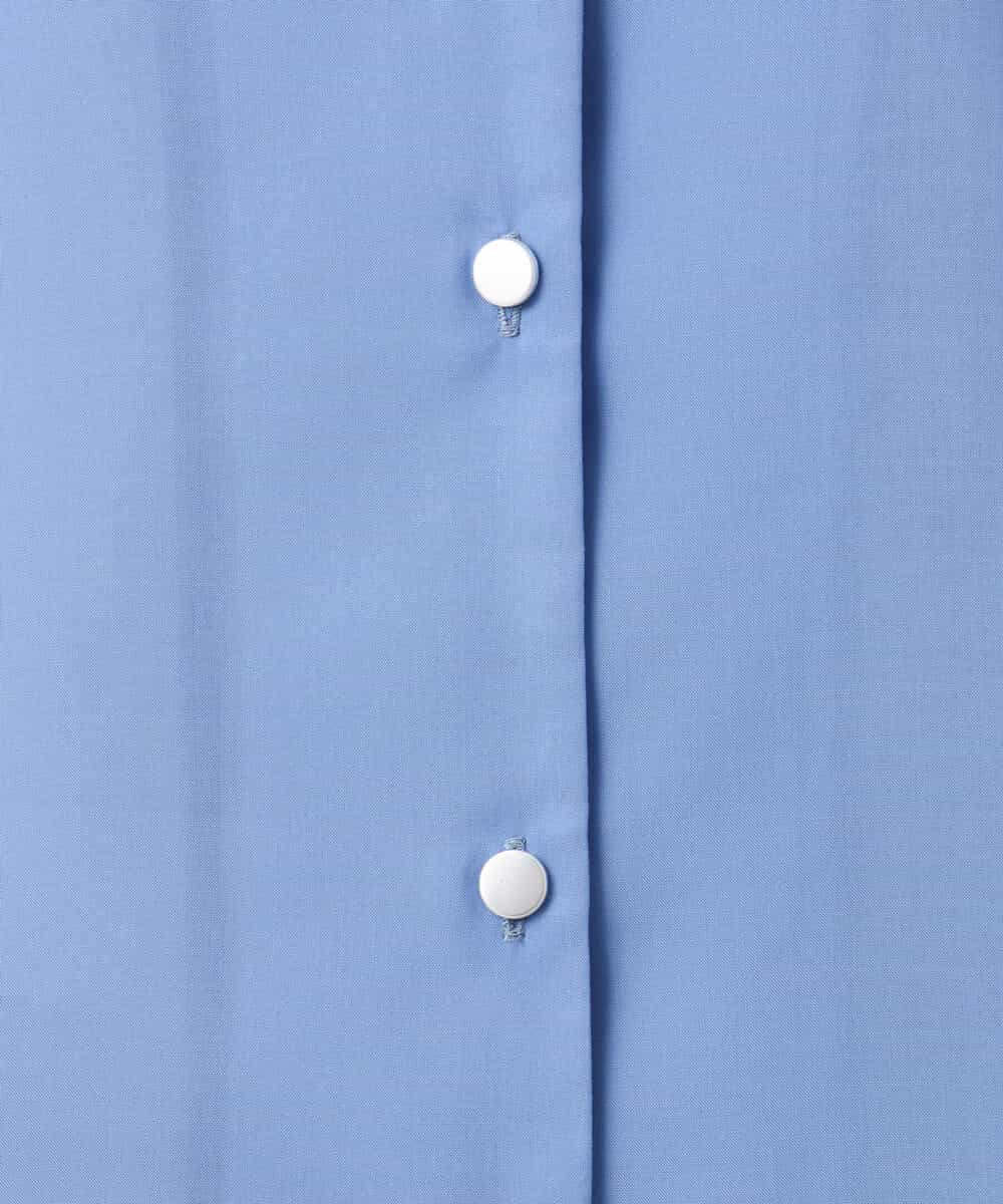 FKBGD58140 MK MICHEL KLEIN(MK ミッシェルクラン) [洗える]Vネックタックスリーブブラウス ダークグレー