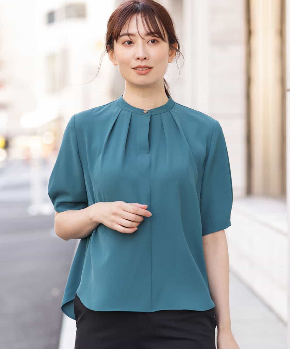 五分袖ブラウス 洗える ブラウス シャツ Mk Michel Klein Mk ミッシェルクラン イトキンオンラインストア