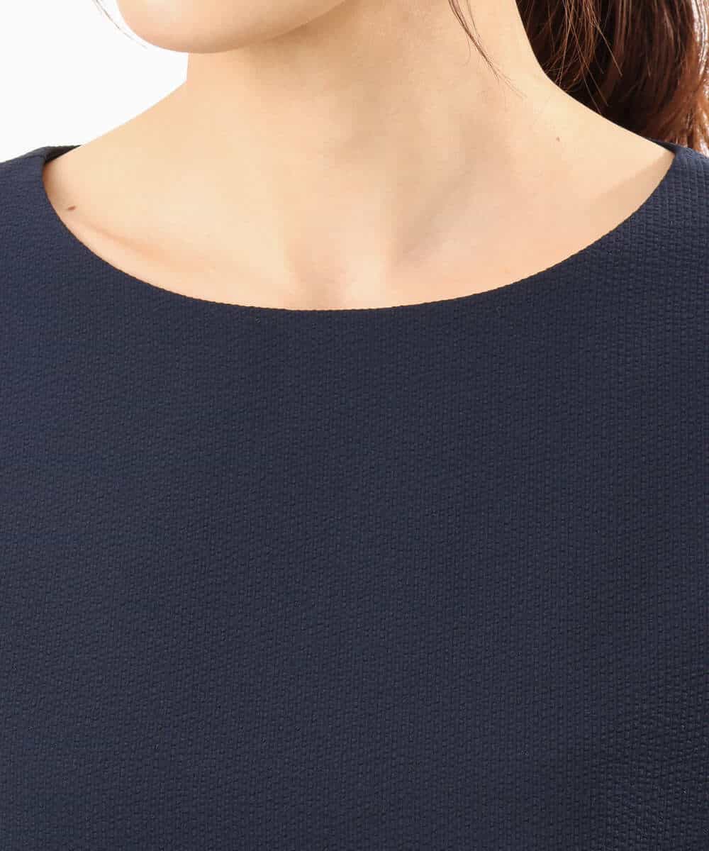 FKBHD64150 MK MICHEL KLEIN(MK ミッシェルクラン) [撥水/UVカット/洗える]ランタンスリーブブラウス ネイビー