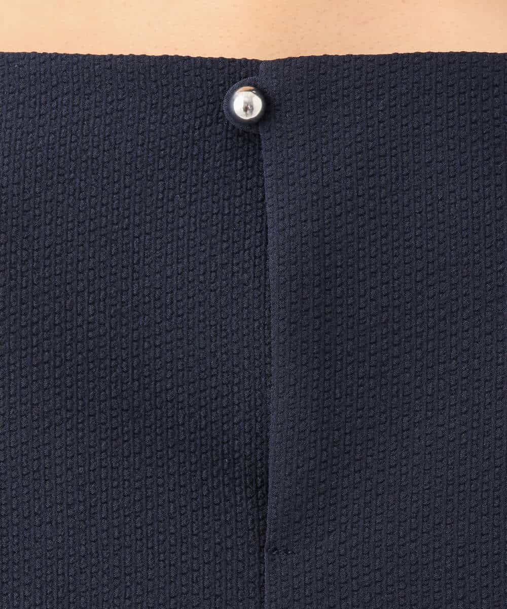 FKBHD64150 MK MICHEL KLEIN(MK ミッシェルクラン) [撥水/UVカット/洗える]ランタンスリーブブラウス ネイビー