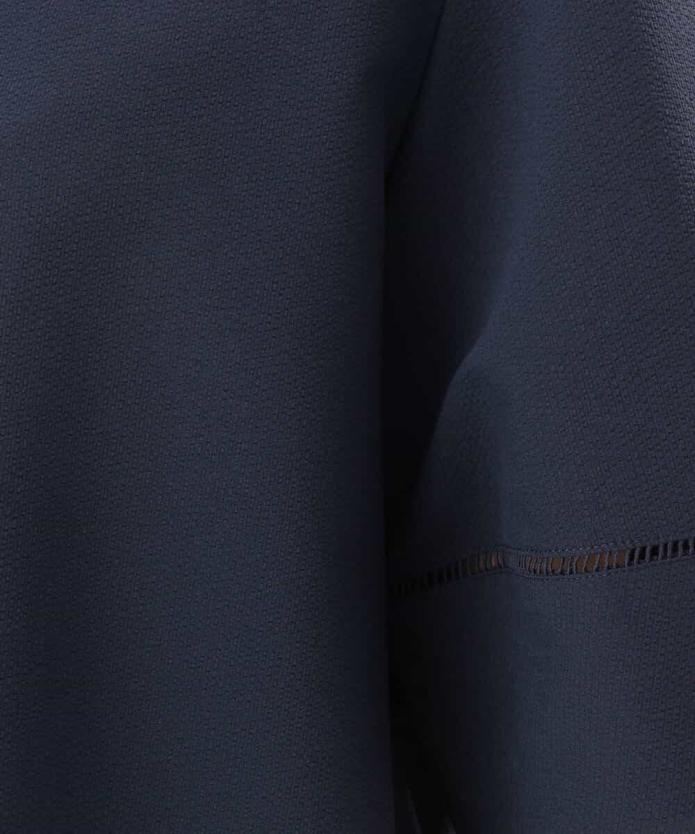 FKBHD64150 MK MICHEL KLEIN(MK ミッシェルクラン) [撥水/UVカット/洗える]ランタンスリーブブラウス ネイビー