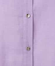 FKBHD65160 MK MICHEL KLEIN(MK ミッシェルクラン) [接触冷感/通気性/洗える]ラミーリネン混シャツブラウス ラベンダー