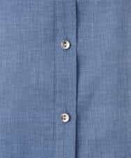 FKBHD65160 MK MICHEL KLEIN(MK ミッシェルクラン) [接触冷感/通気性/洗える]ラミーリネン混シャツブラウス ラベンダー