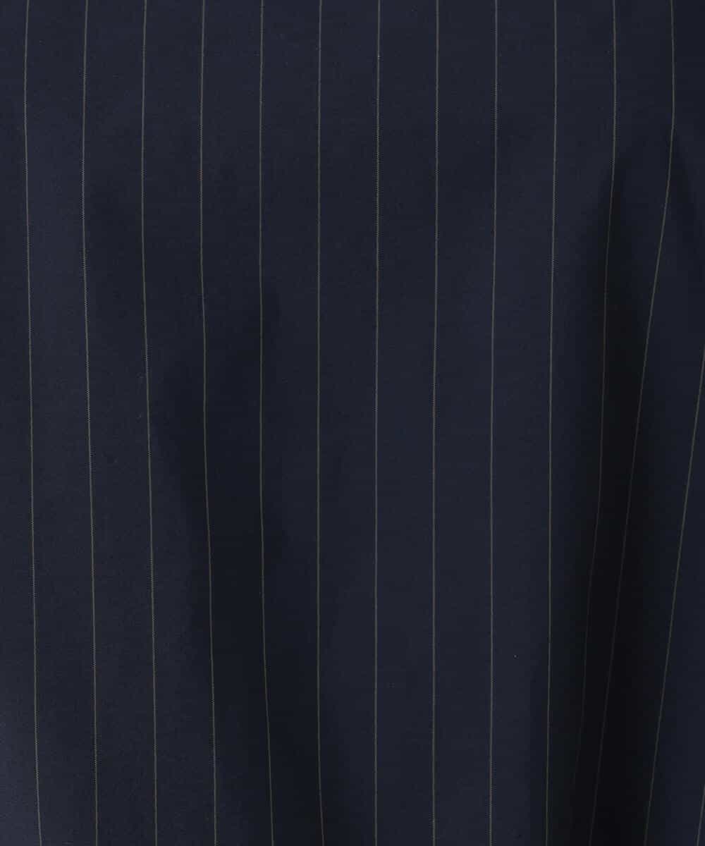 FKBID60150 MK MICHEL KLEIN(MK ミッシェルクラン) [接触冷感/洗える]ロールネック ギャザースリーブブラウス(半袖) ライトブルー
