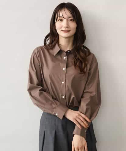 FKBJD27140 MK MICHEL KLEIN [防シワ/洗える]コットン混ベーシックシャツ（無地）