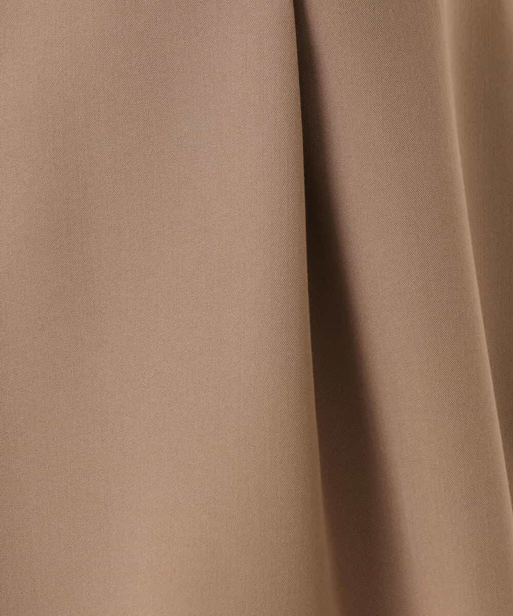 FKBJS34130 MK MICHEL KLEIN(MK ミッシェルクラン) ペプラムシルエットブラウス/洗える モカ